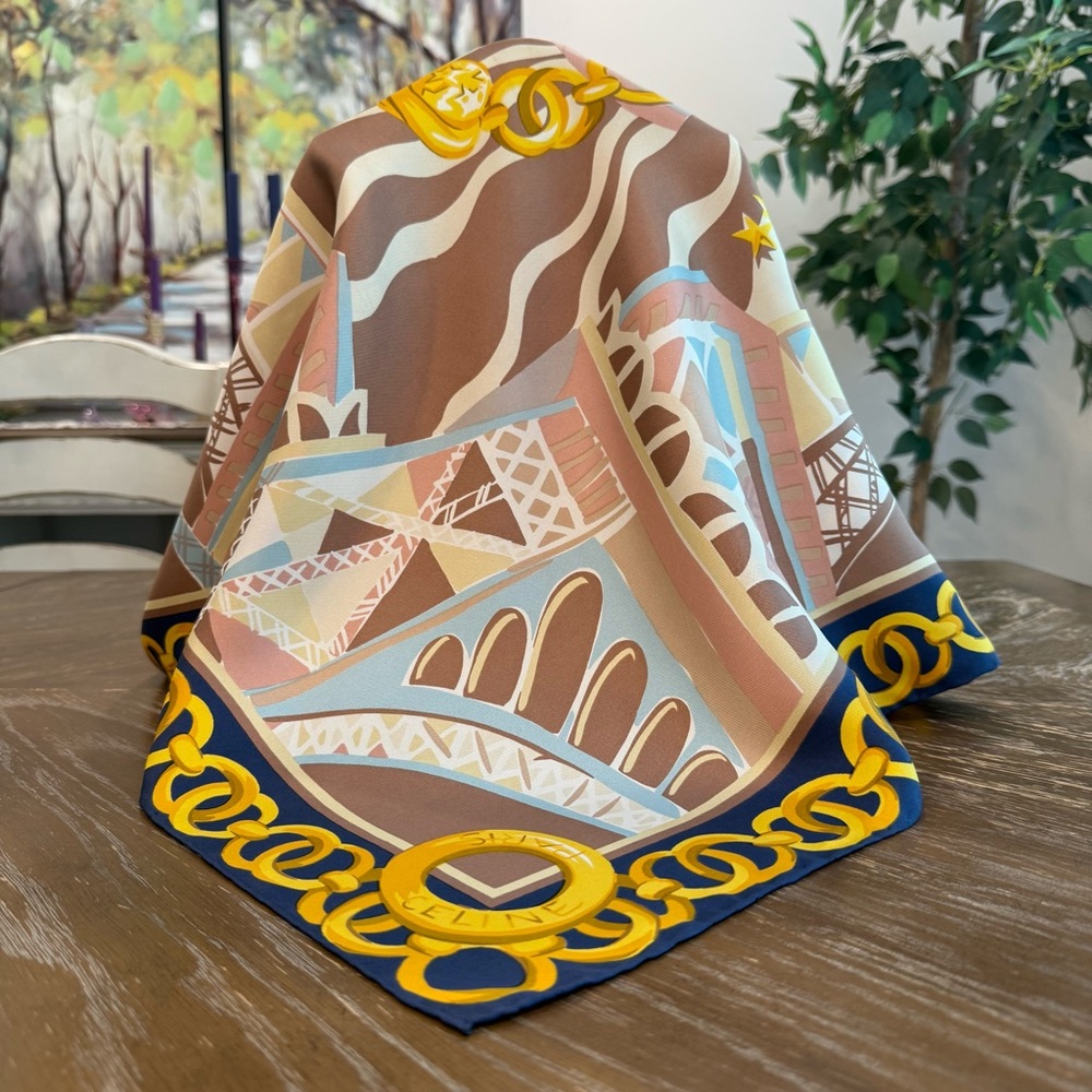 Authentic Celine Scarf - Picture 6 of 9